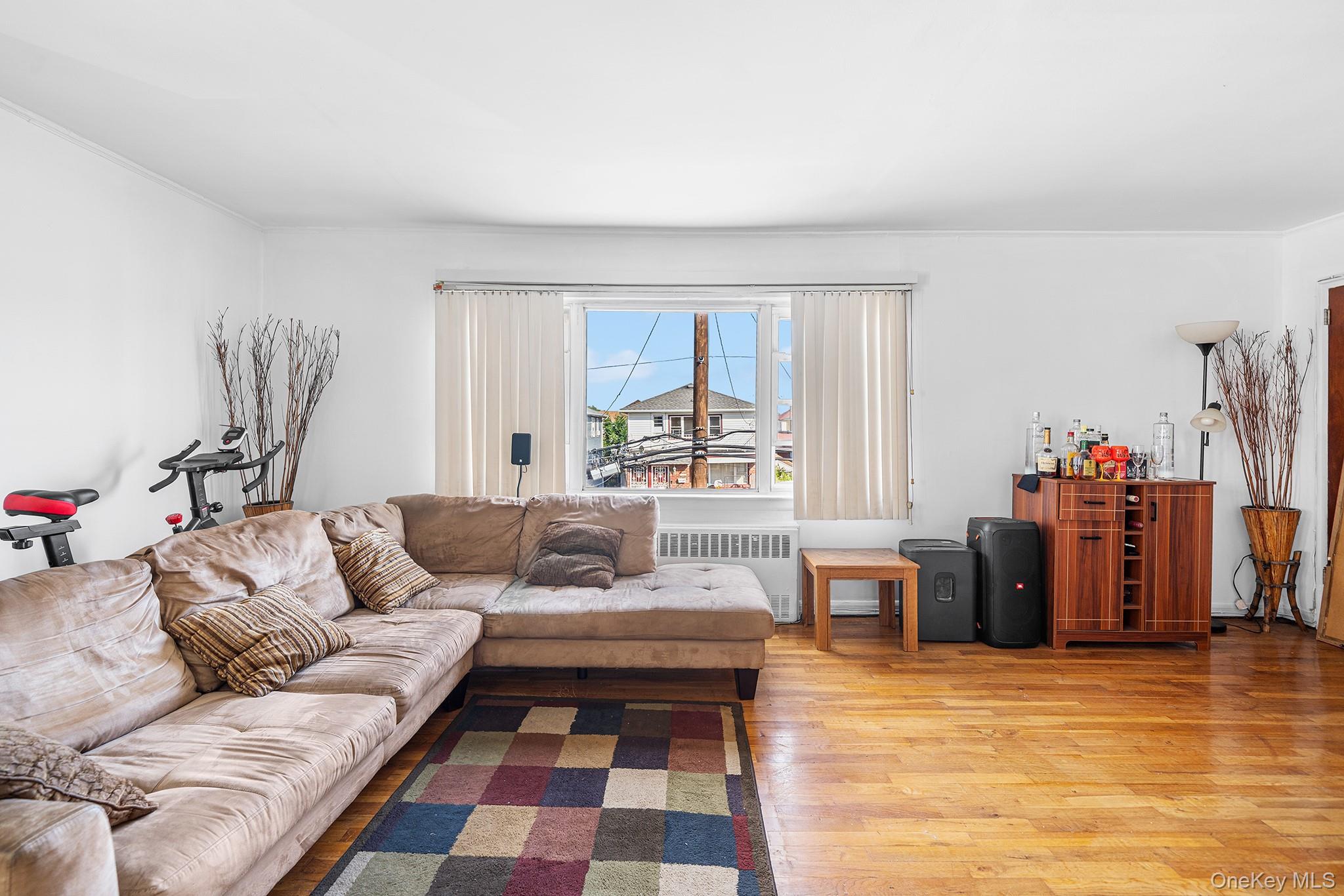 27-11 Deerfield Road Queens, NY 11691 - Photo 28 of 43 a living room with furniture and a rug