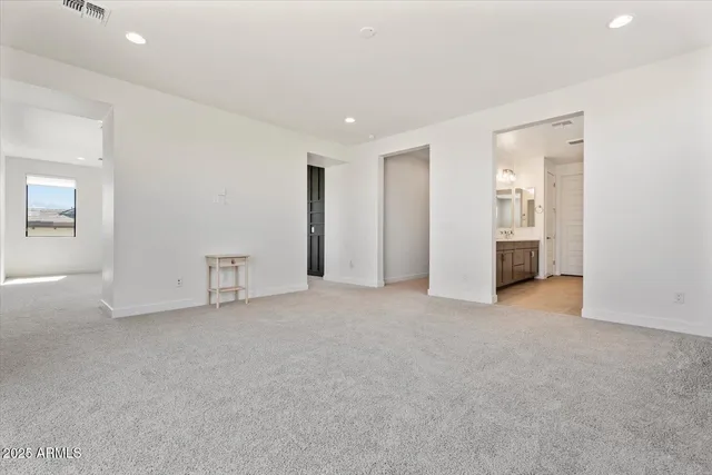 a view of an empty room