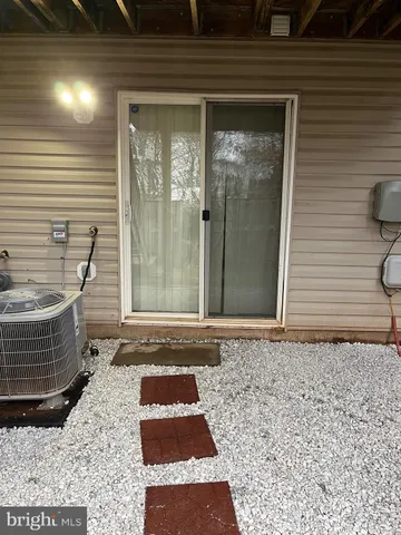 a view of a door and chair