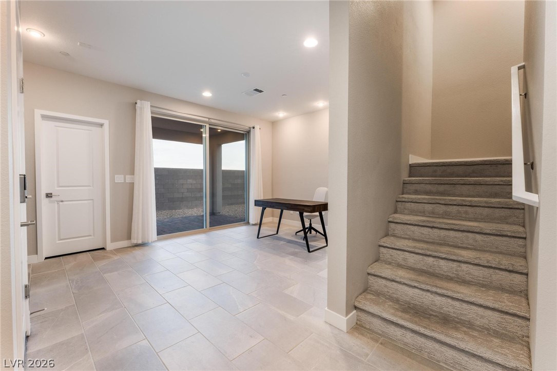 654 Amethyst Point Way Las Vegas, NV 89138 - Photo 12 of 50 At Entry There is a Downstairs Office Area w/ Bathroom