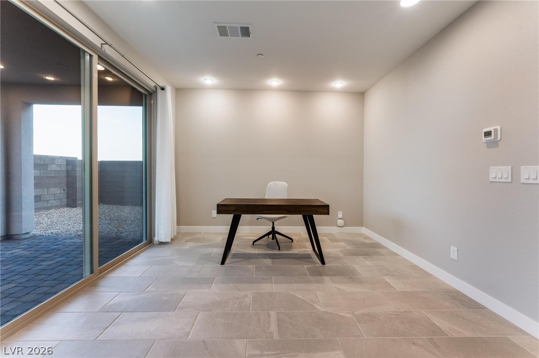 654 Amethyst Point Way Las Vegas, NV 89138 - Photo 13 of 50 Downstairs Office has access to Backyard