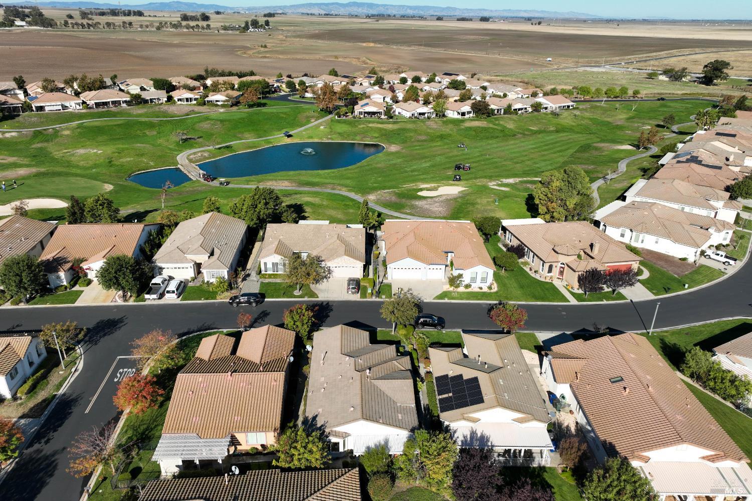 320 Spyglass Drive Rio Vista, CA 94571 - Photo 45 of 48 an aerial view of a house with garden space and ocean view