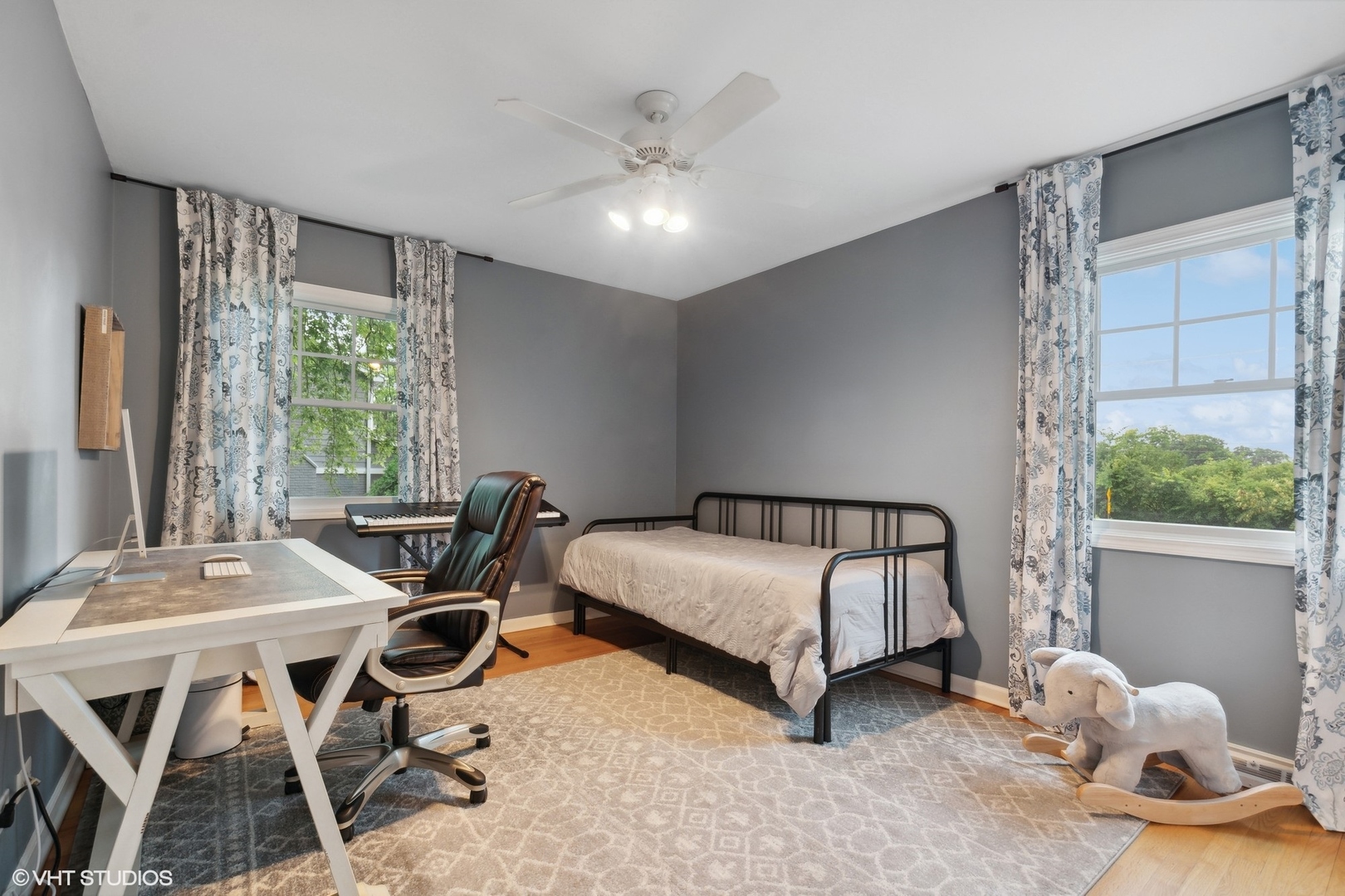 580 East Old Elm Road Lake Forest, IL 60045 - Photo 16 of 23 a bedroom with furniture and a window