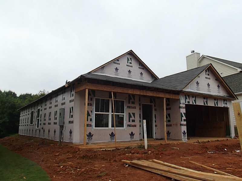 130 Renford Road Ball Ground, GA 30107 - Photo 1 of 1 Exterior Front. Ranch backs to green space where you will have no houses behind you. 3 & 2