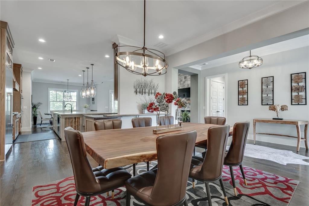 2503 Sugar Pike Road Canton, GA 30115 - Photo 72 of 134 a view of a dining room with furniture window and wooden floor