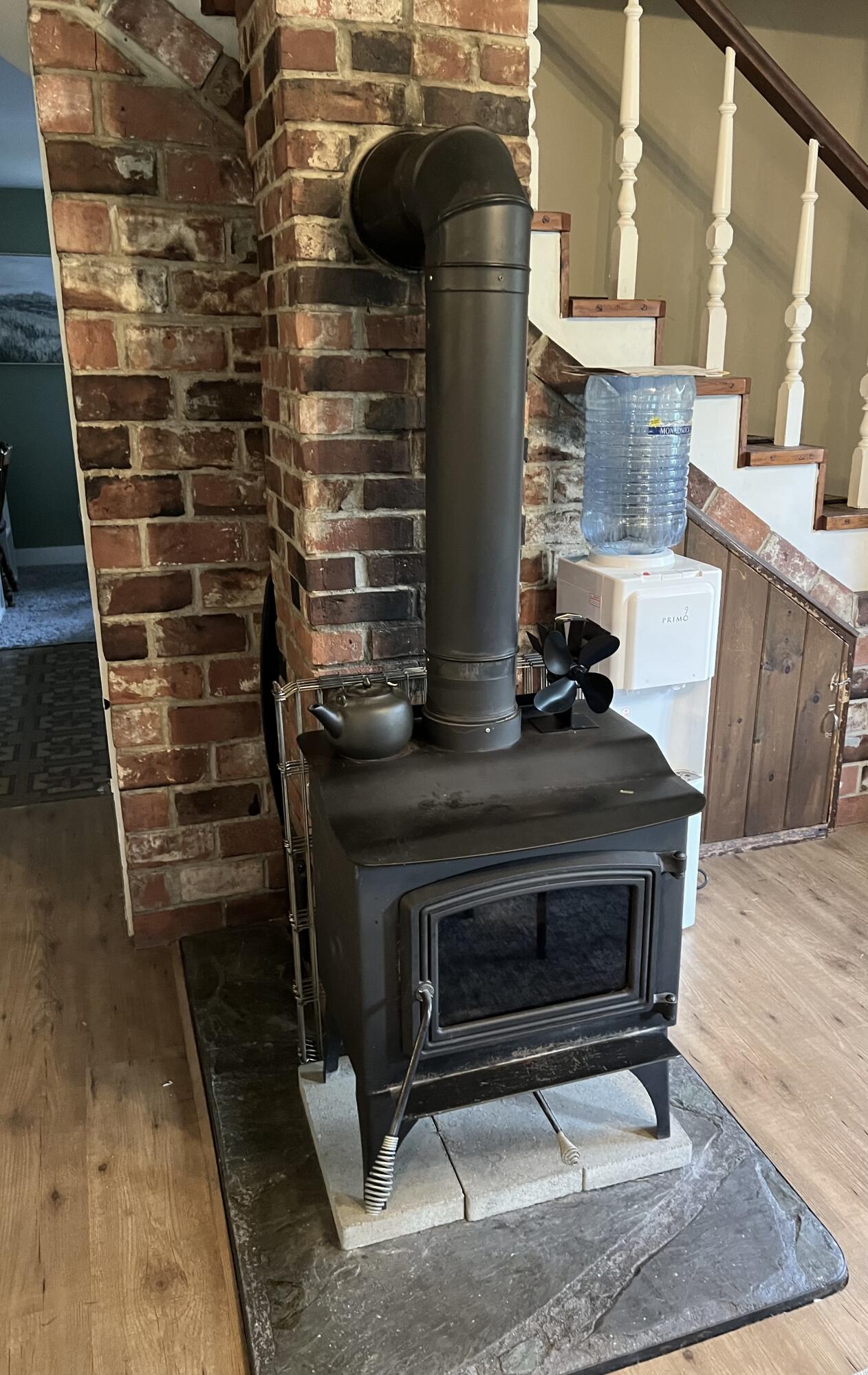160 Boggy Brook Road Ellsworth, ME 04605 - Photo 15 of 37 Wood Stove in Dining Room Area