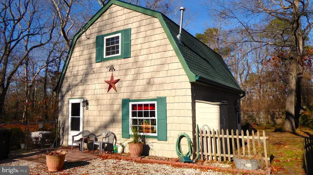 a view of a house with a patio