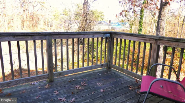 a view of a porch with a yard