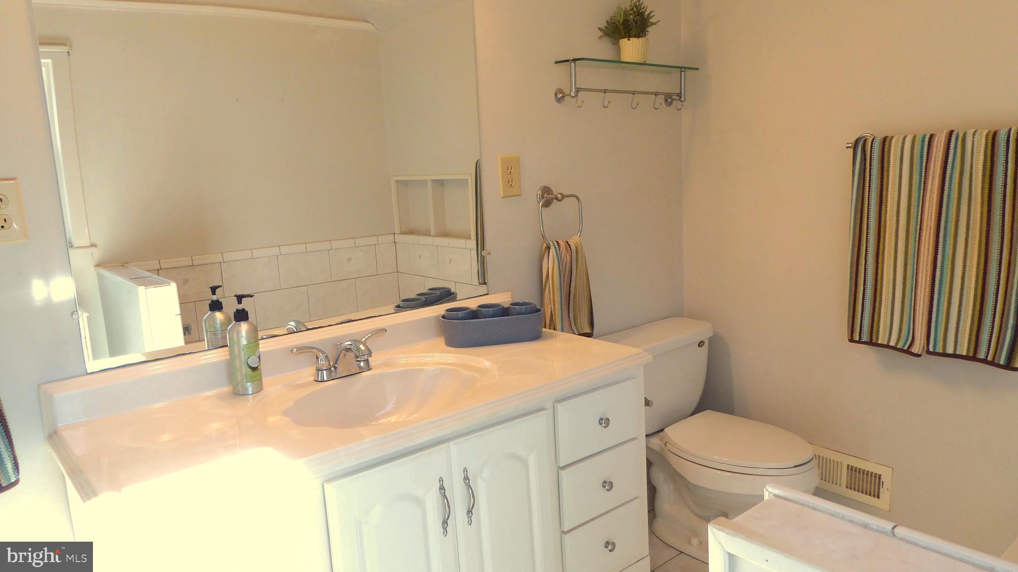 110 Daffodil Road Millville, NJ 08332 - Photo 26 of 37 a bathroom with a sink a toilet and mirror