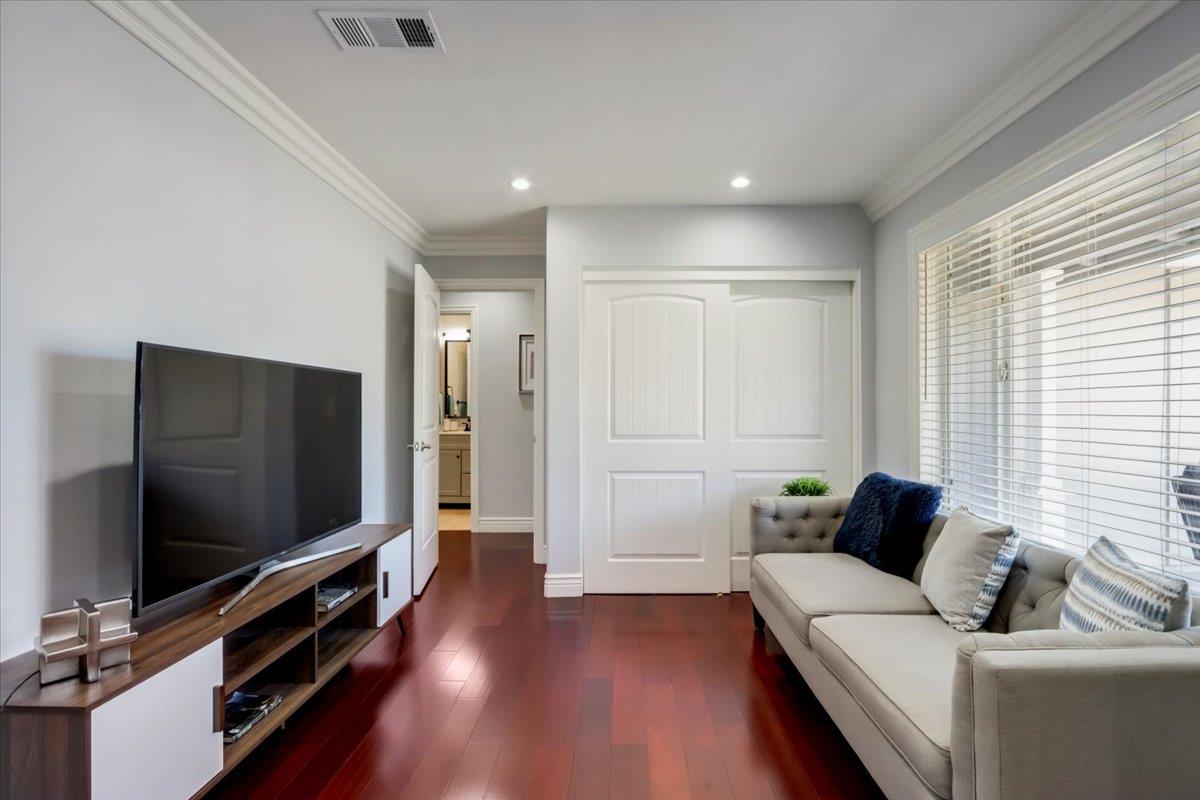 2284 Fallingtree Drive San Jose, CA 95131 - Photo 6 of 32 a living room with furniture and a flat screen tv