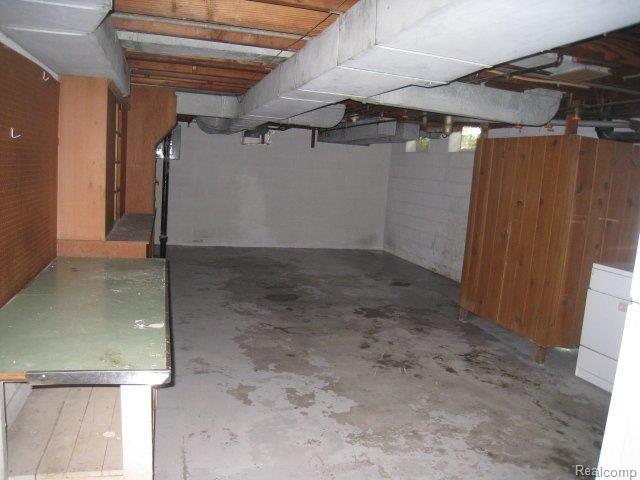 813 Harcourt Road, Unit 1 Grosse Pointe, MI 48230 - Photo 3 of 9 Basement View