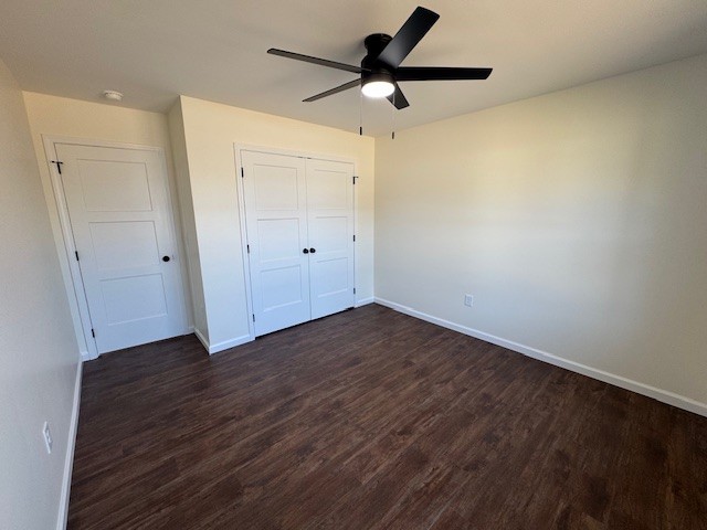 103 Irene Lane Hohenwald, TN 38462 - Photo 16 of 21 an empty room with wooden floor and a ceiling fan