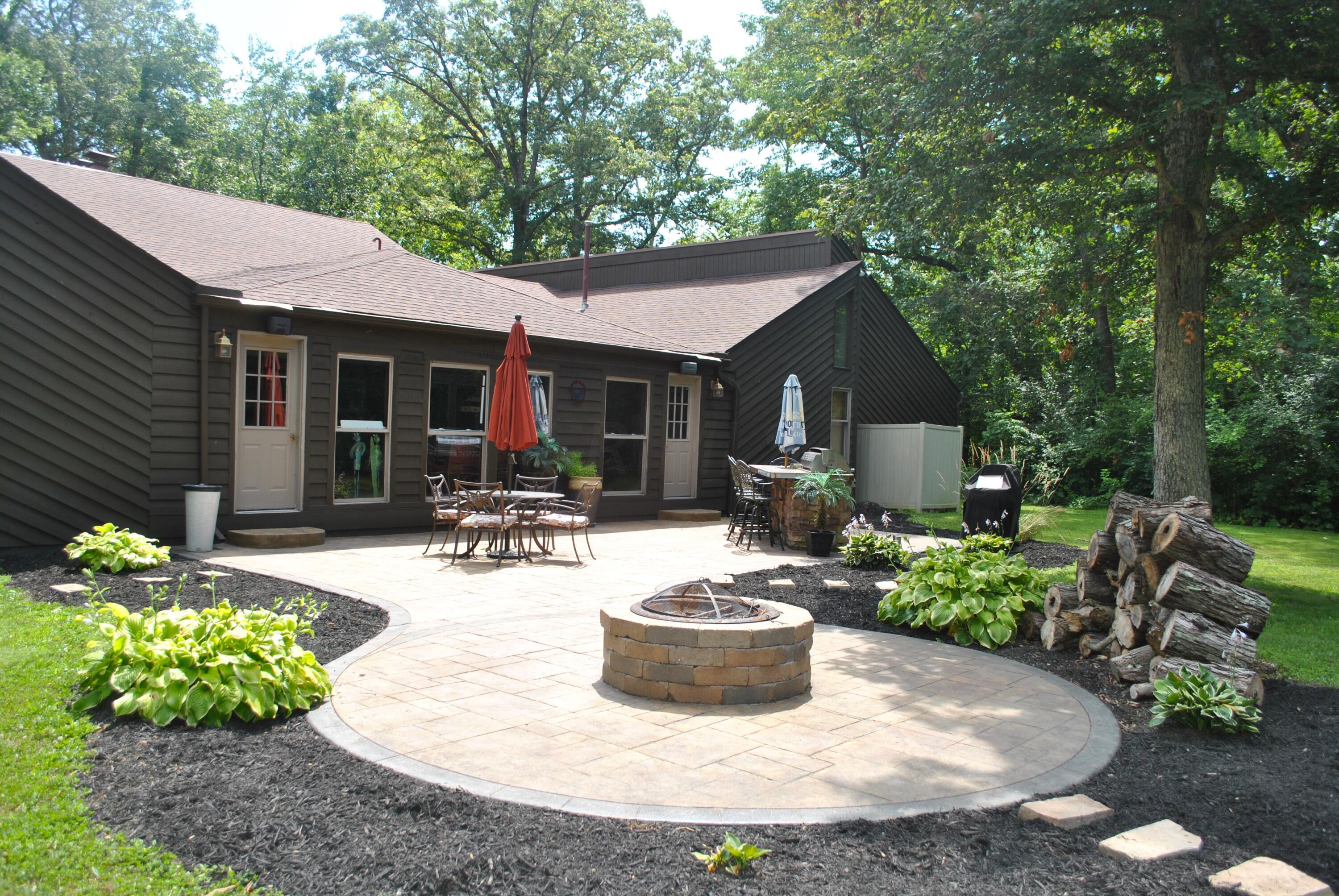 9083 Taylor Road Orient, OH 43146 - Photo 6 of 93 Stamped conrete patio w/firepit