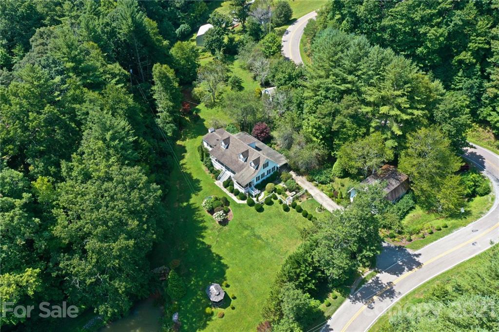 5424 Castle Ford Road Boone, NC 28607 - Photo 13 of 48 an aerial view of a house with a yard
