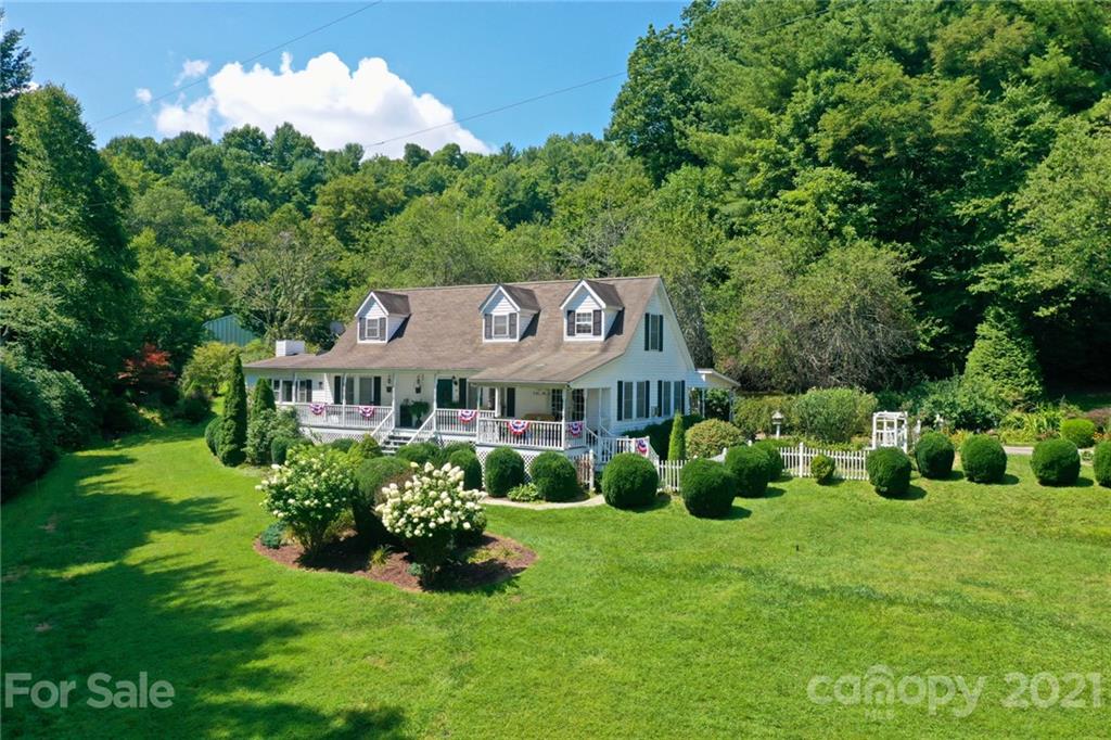 5424 Castle Ford Road Boone, NC 28607 - Photo 3 of 48 a aerial view of a house with garden