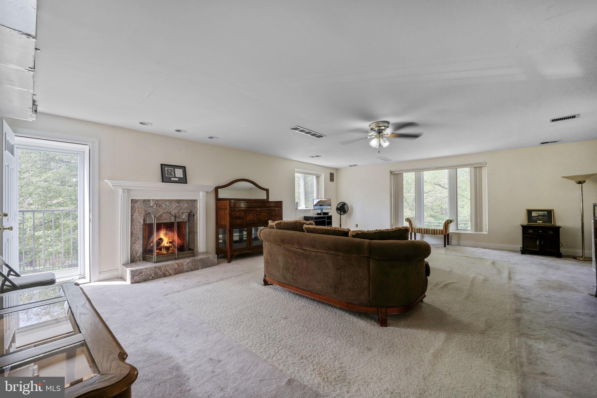 1410 Missouri Avenue Northwest Washington, DC 20011 - Photo 14 of 38 a living room with furniture and a fireplace