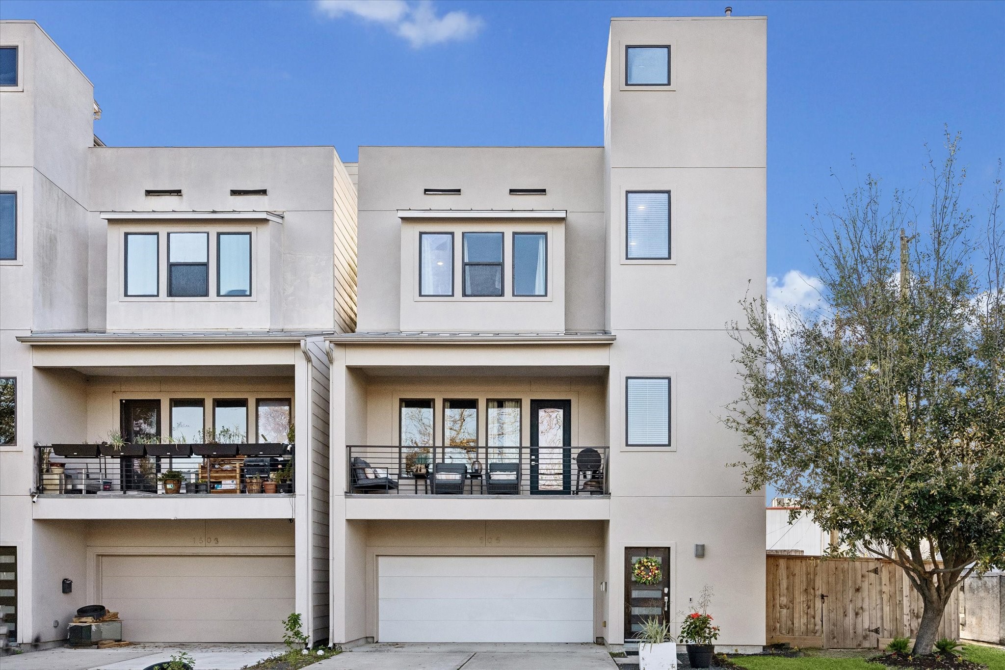 1505 Detering Street Houston, TX 77007 - Photo 1 of 27 a view of a white building among the street