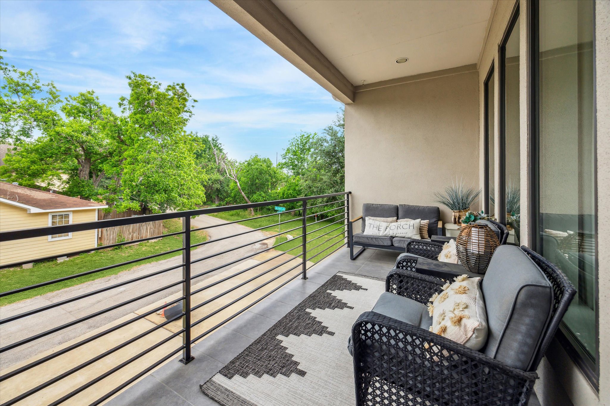 1505 Detering Street Houston, TX 77007 - Photo 16 of 27 a view of balcony with furniture
