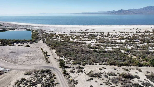 a bathroom with a shower curtain