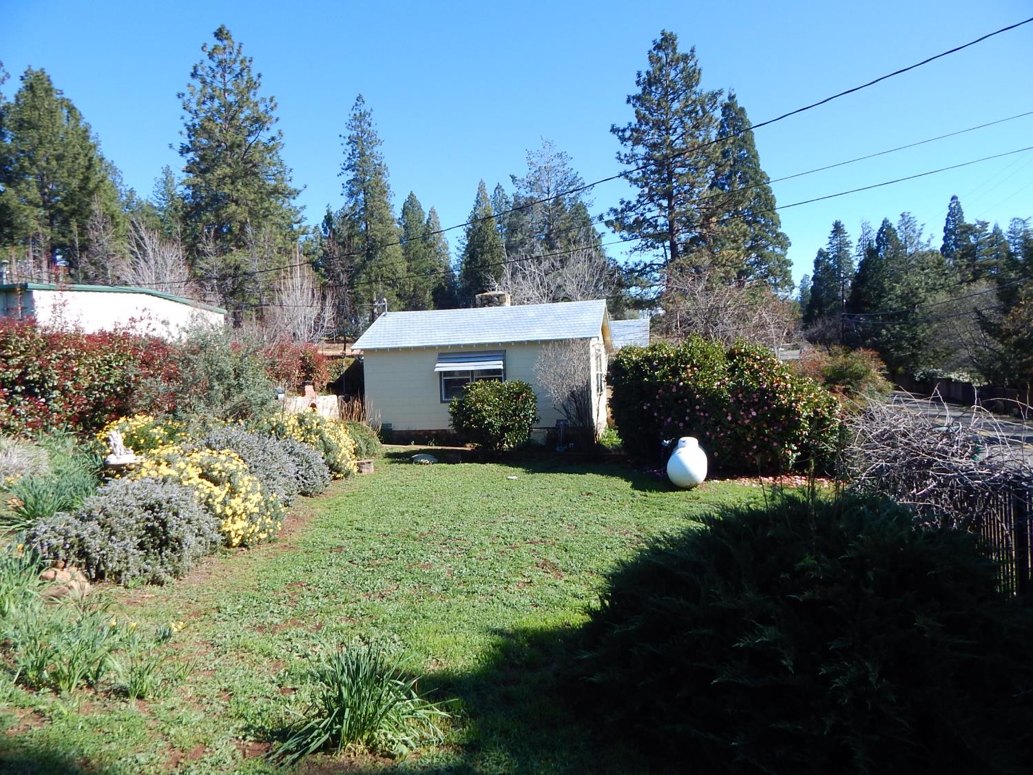 1717 Union Ridge Road Placerville, CA 95667 - Photo 35 of 55 a view of a house with a yard and a garden