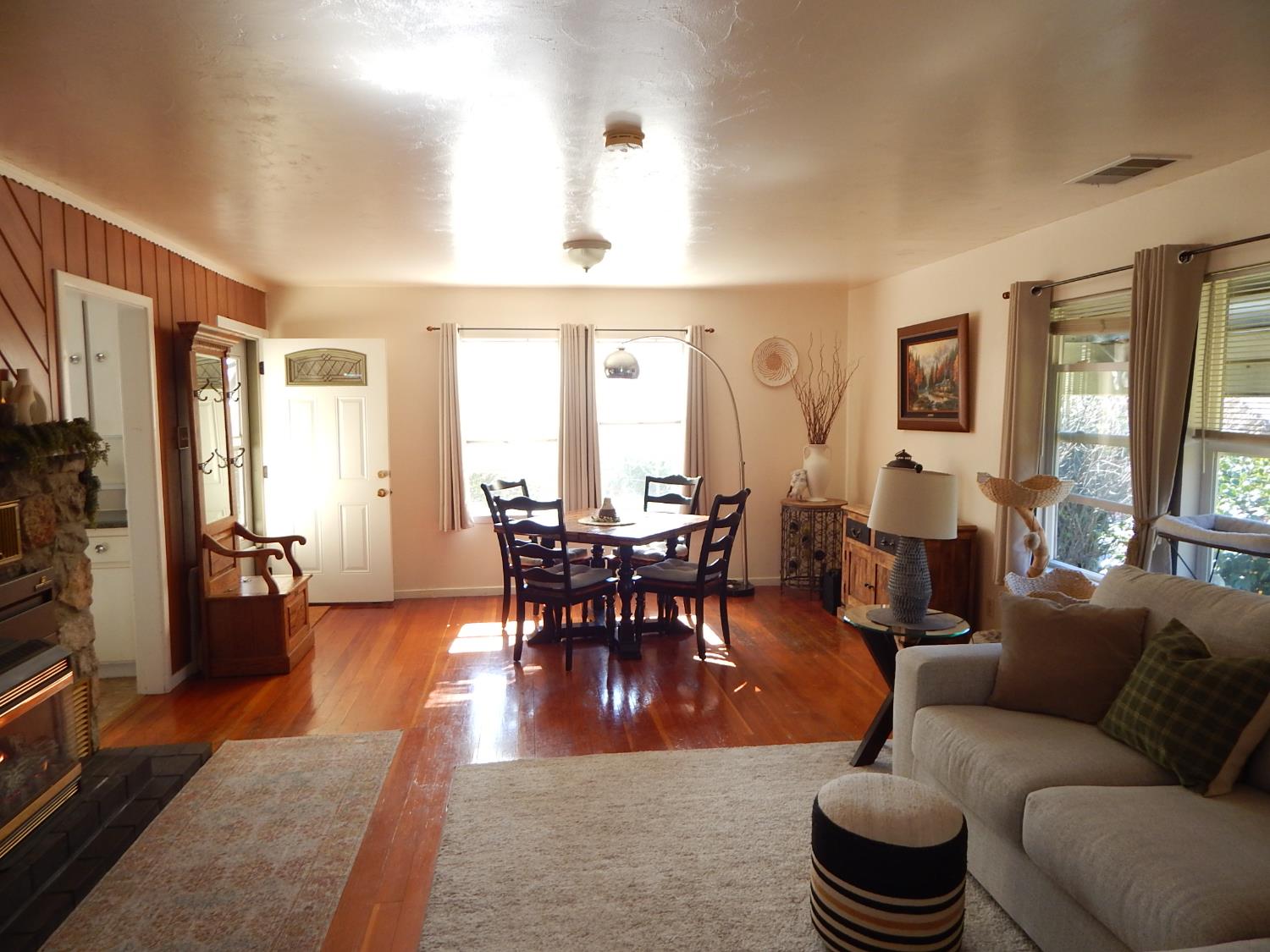 1717 Union Ridge Road Placerville, CA 95667 - Photo 37 of 55 a living room with furniture a fireplace and a large window