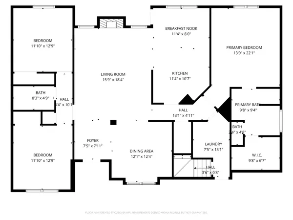 a picture of a floor plan