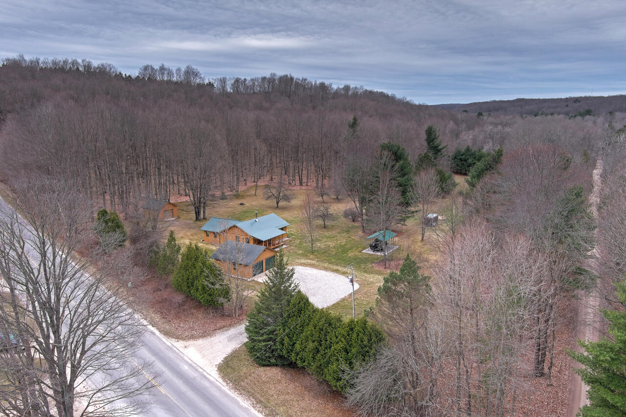 1670 North Haze Road Beulah, MI 49617 - Photo 65 of 68 3-Aerial-View-3
