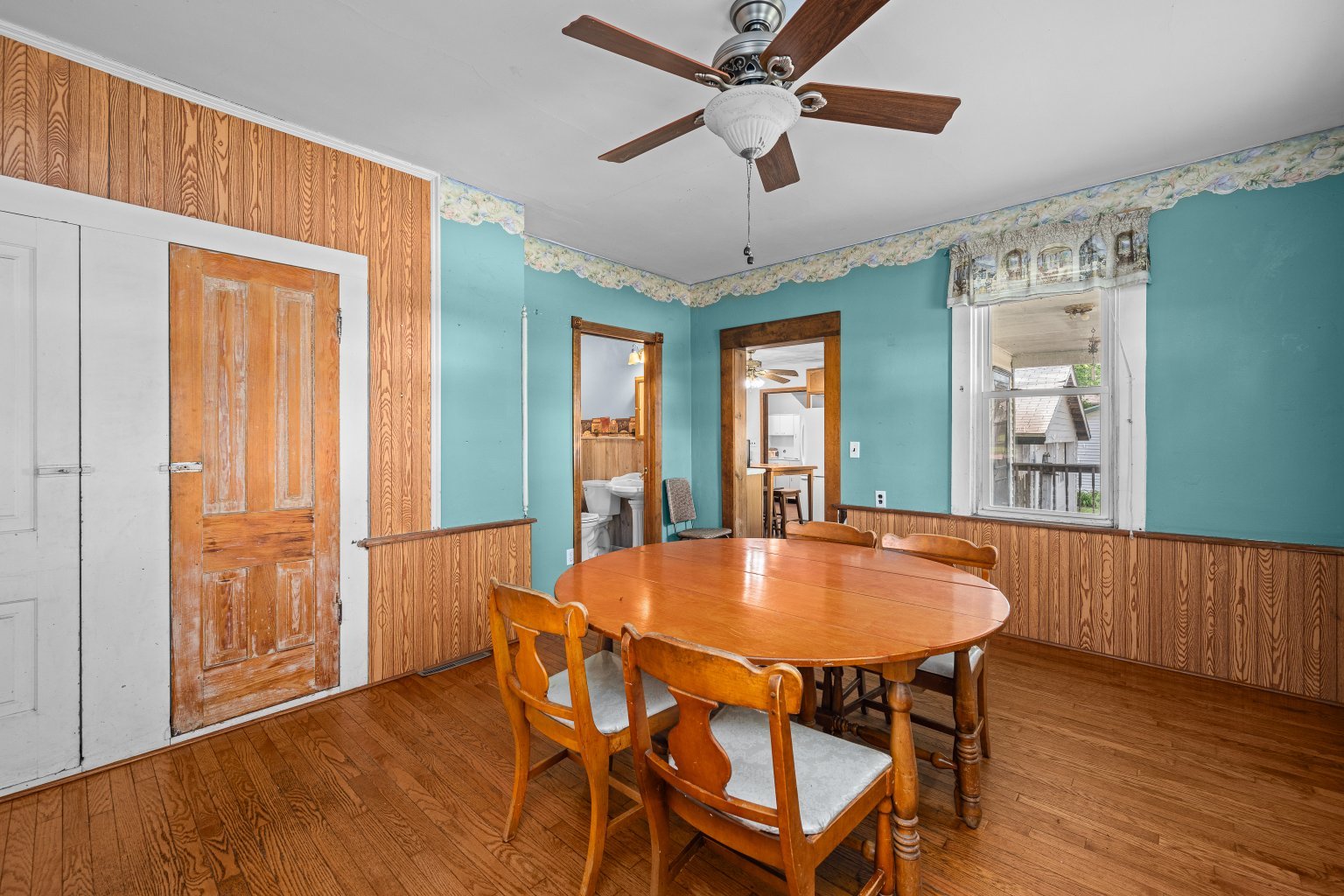 200 West Locust Street Cambridge, IL 61238 - Photo 17 of 32 a view of a dining room with furniture window and wooden floor