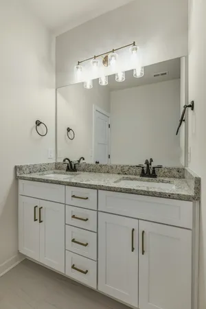 a bathroom with a tub