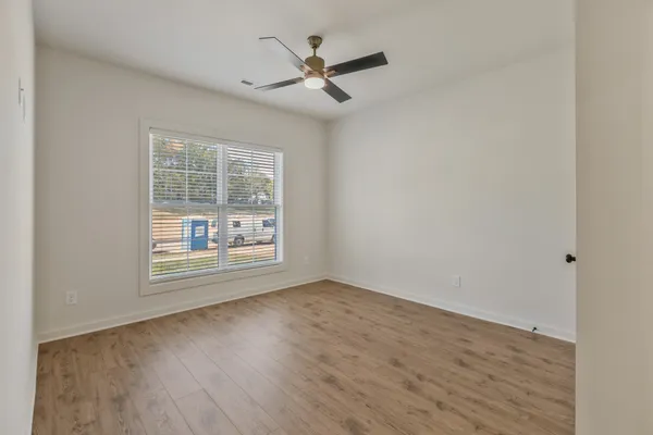 wooden floor in an empty room
