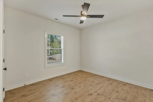 wooden floor in an empty room