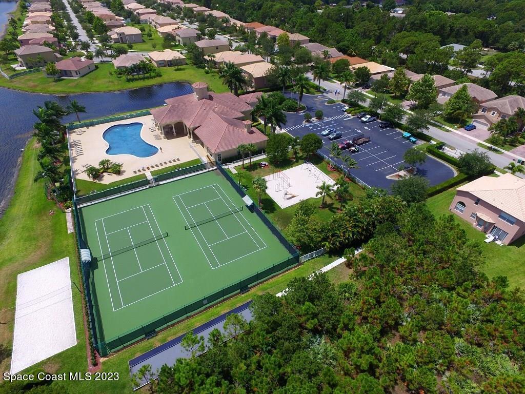 5621 Spanish River Road Fort Pierce, FL 34951 - Photo 26 of 34 an aerial view of a house with a yard