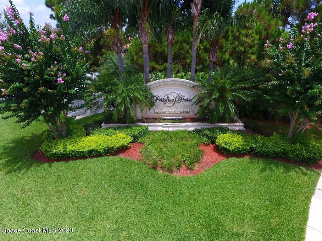5621 Spanish River Road Fort Pierce, FL 34951 - Photo 30 of 34 a view of a garden with plants and large trees