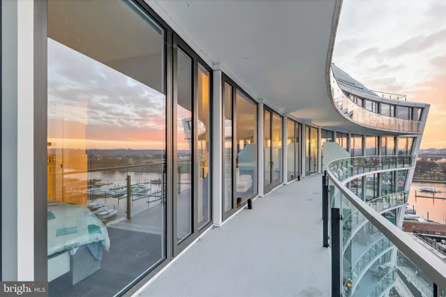 a view of staircase with living area