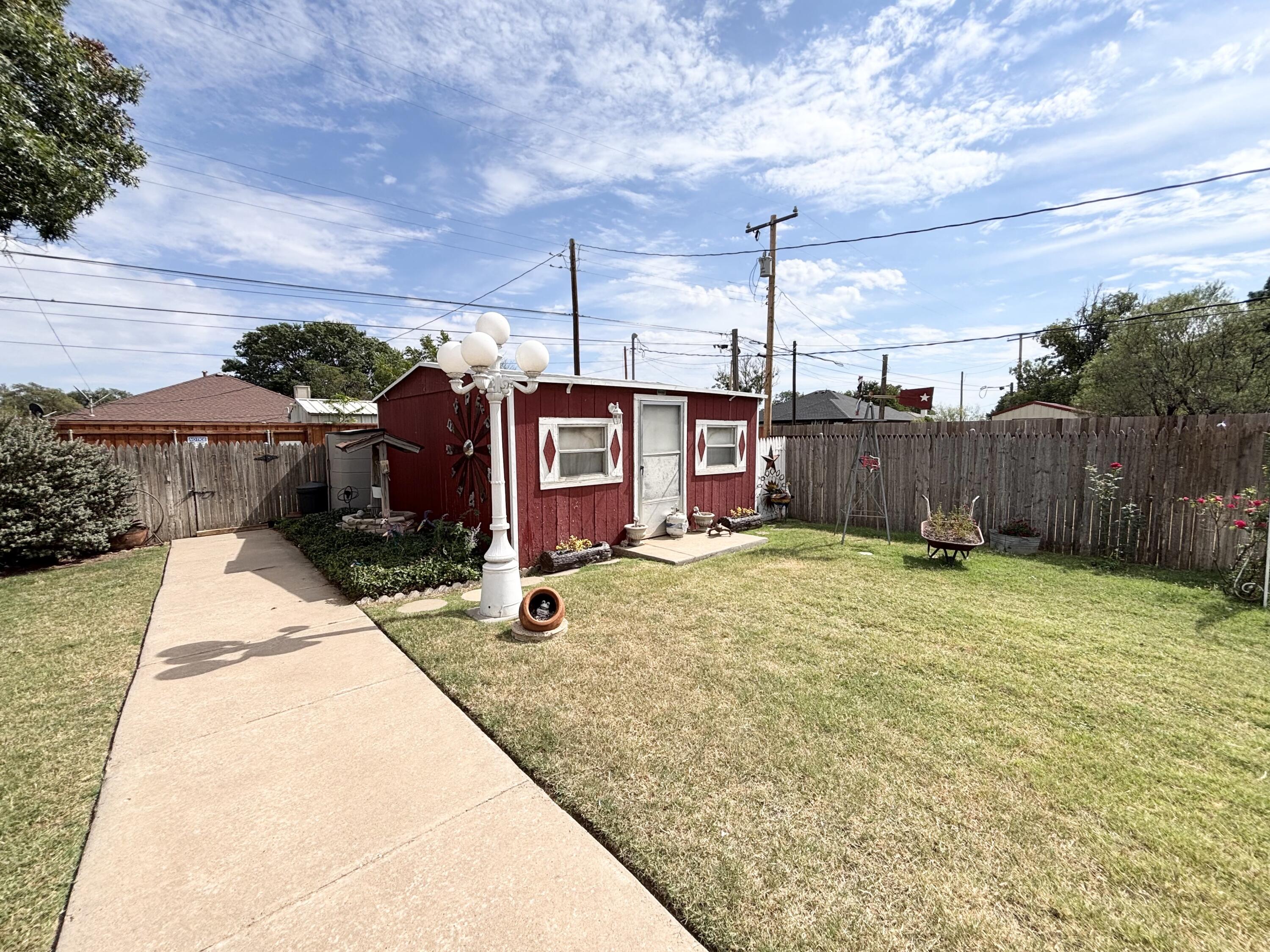 306 Ave M Abernathy, TX 79311 - Photo 21 of 22 a view of a backyard