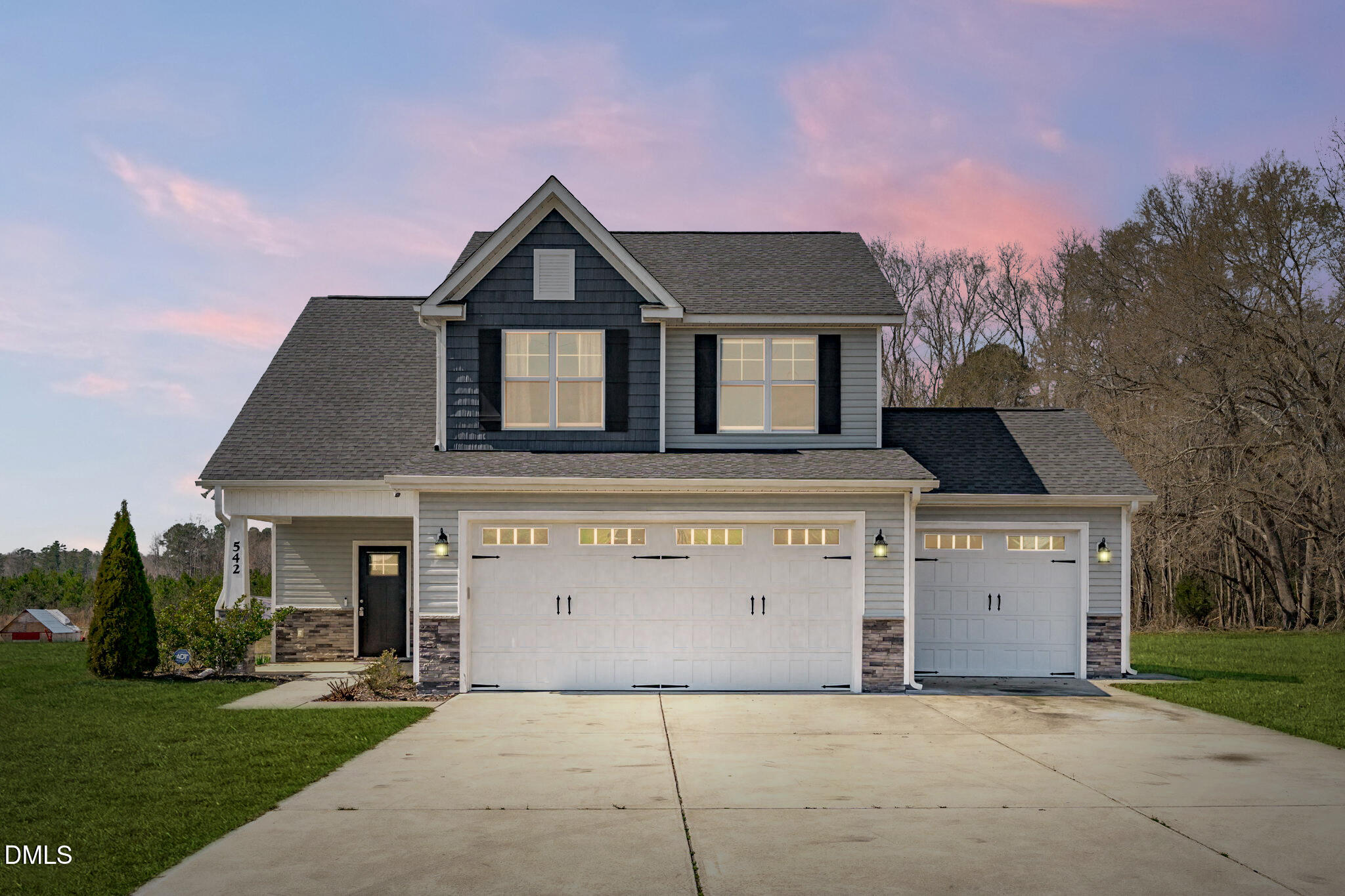 542-c P C P Stewart Road Lillington, NC 27546 - Photo 1 of 32 Front Exterior (Twilight)