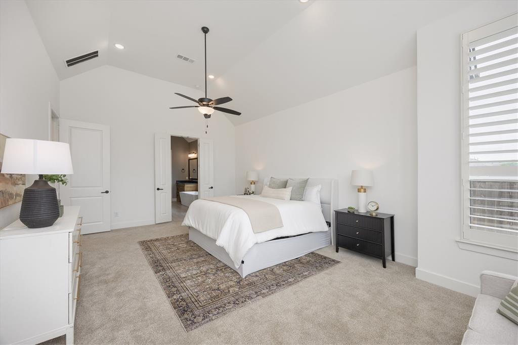 1303 Limestone Ridge Road Mansfield, TX 76063 - Photo 19 of 34 Designated private area, the master room provides the perfect spot to savor your morning coffee and begin your day in tranquility.