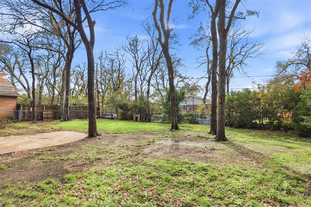 2212 Briardale Road Fort Worth, TX 76119 - Photo 24 of 25 a view of a yard with a tree