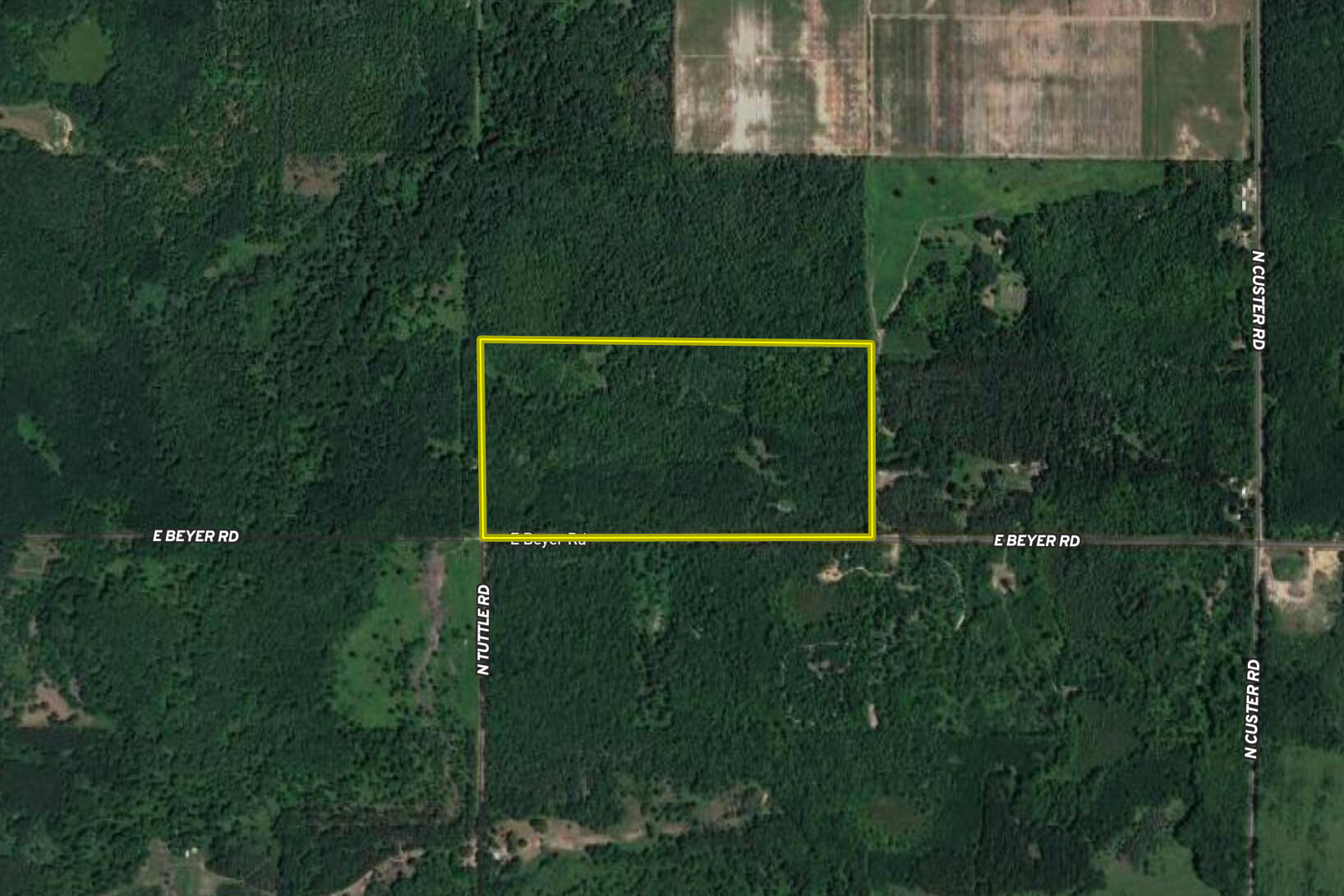 1878 East Beyer Road Free Soil, MI 49411 - Photo 47 of 49 Aerial 1