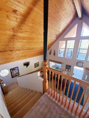 a view of an outdoor sitting area