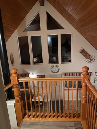 a view of front door and deck