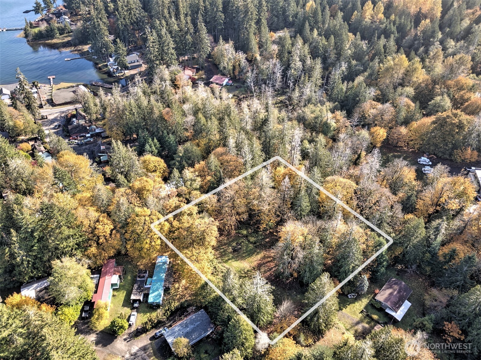 -xxxx East Dalby Road Union, WA 98592 - Photo 17 of 17 a backyard of a house