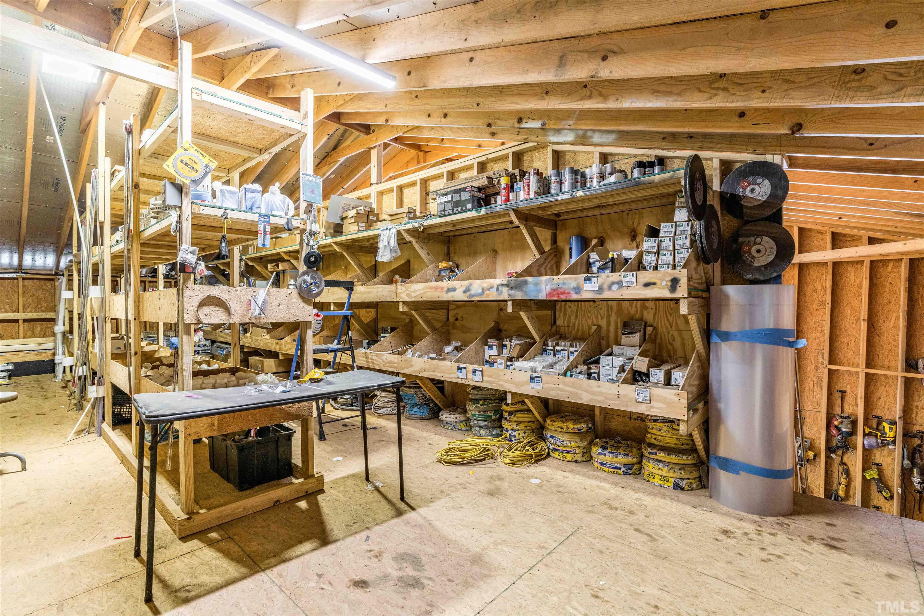 407 David Road Wendell, NC 27591 - Photo 25 of 39 a view of storage and utility room