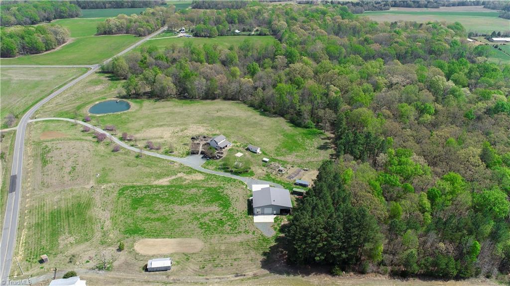 7164 Ludgate Road Gibsonville, NC 27249 - Photo 47 of 50 17 acre ariel- alt view