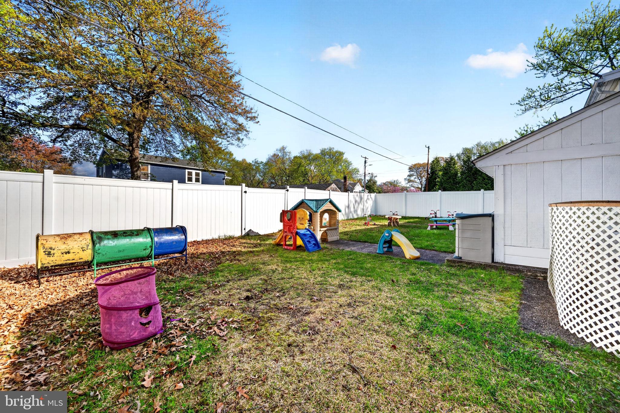 131 Midland Road Glen Burnie, MD 21060 - Photo 29 of 44 a view of a backyard with a table and chairs