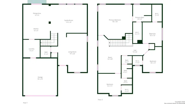 a picture of a floor plan