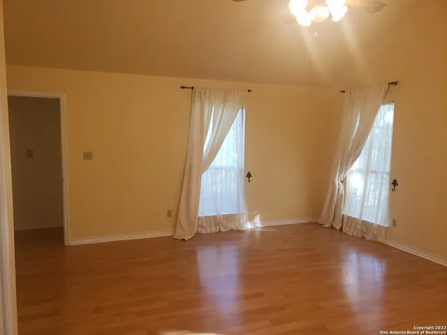 a view of an empty room