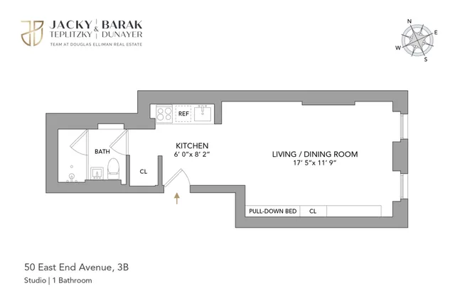 $500,000 | 50 East End Avenue, Unit 3B | Upper East Side