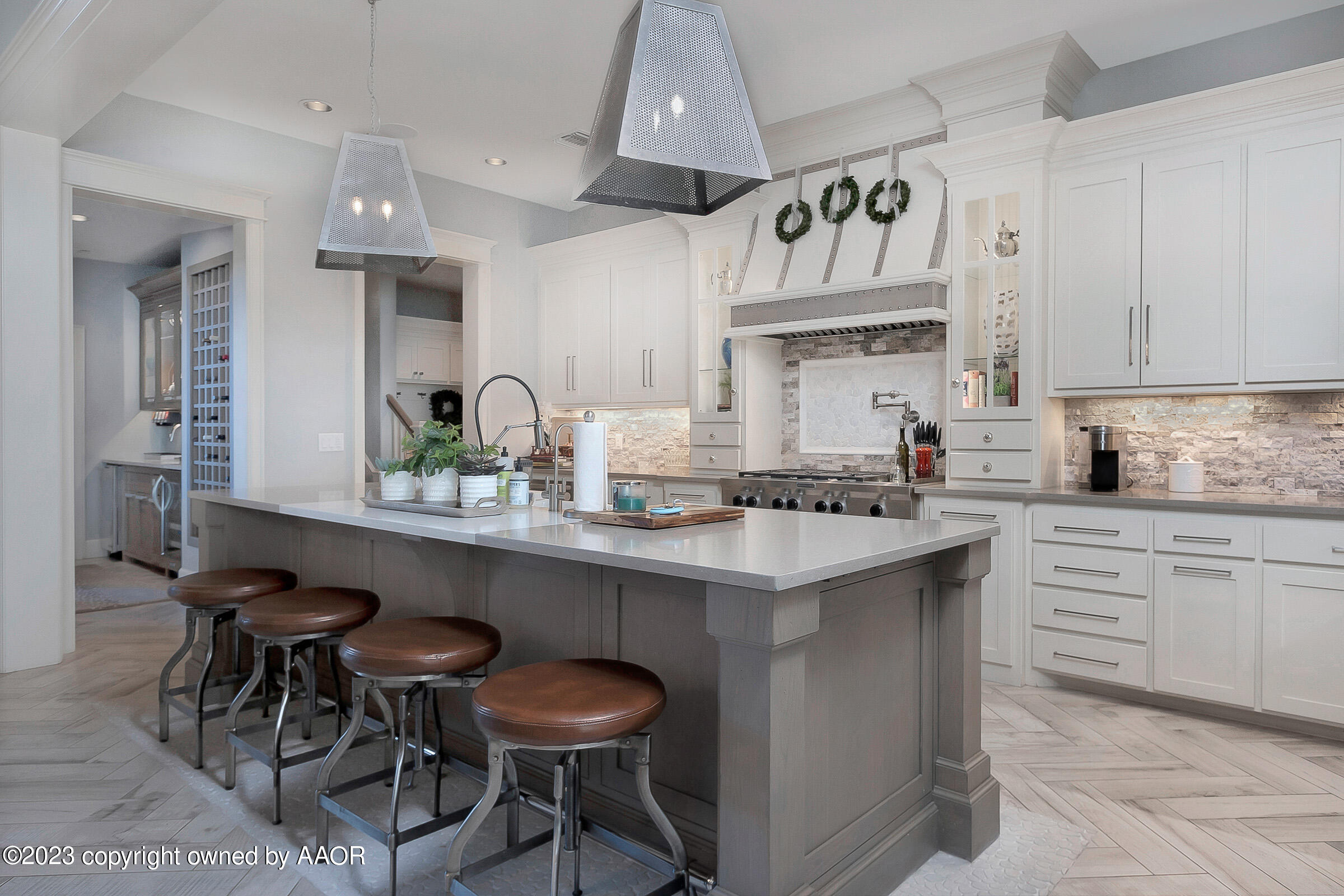 8100 Georgetown Drive Amarillo, TX 79119 - Photo 17 of 56 a kitchen with a sink and cabinets