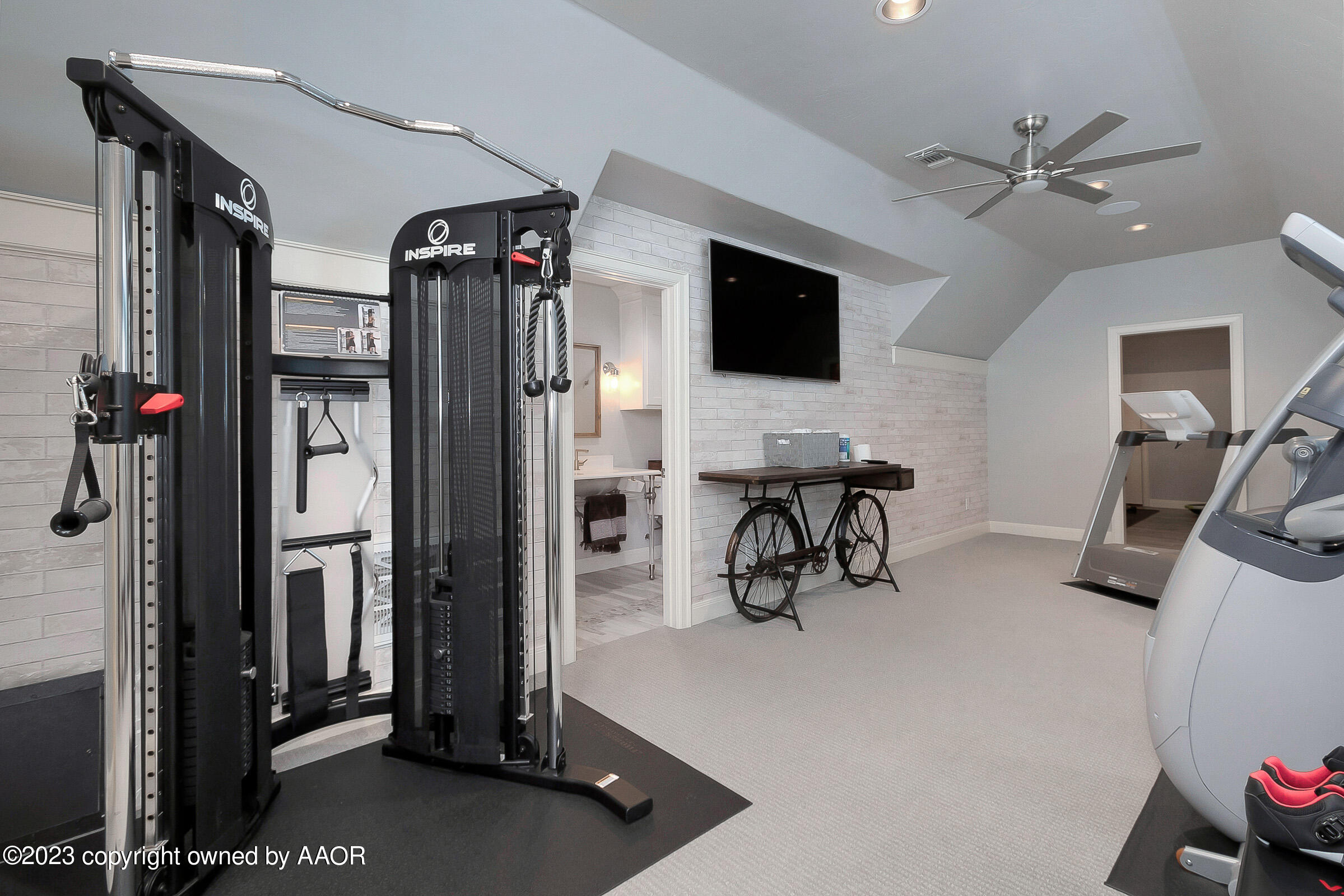 8100 Georgetown Drive Amarillo, TX 79119 - Photo 42 of 56 a view of a livingroom with furniture and a flat screen tv